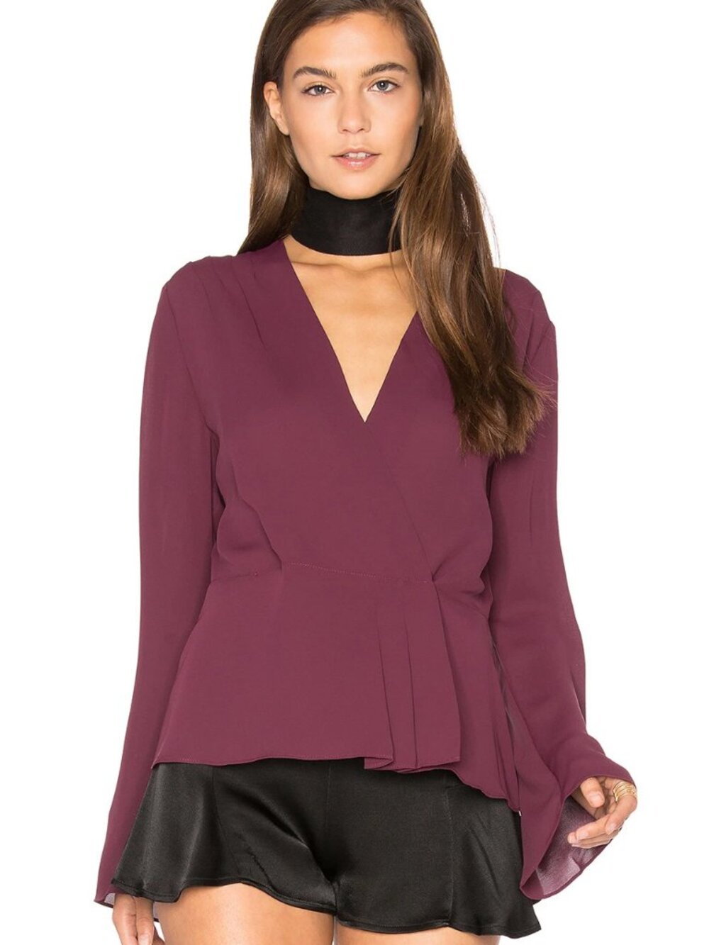 ELIZABETH AND JAMES Layla Shiraz Blouse Top NWT $295